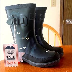 NWT Joules Bat 🦇 Rain Boots-Size 11 **Glow In The Dark!!**